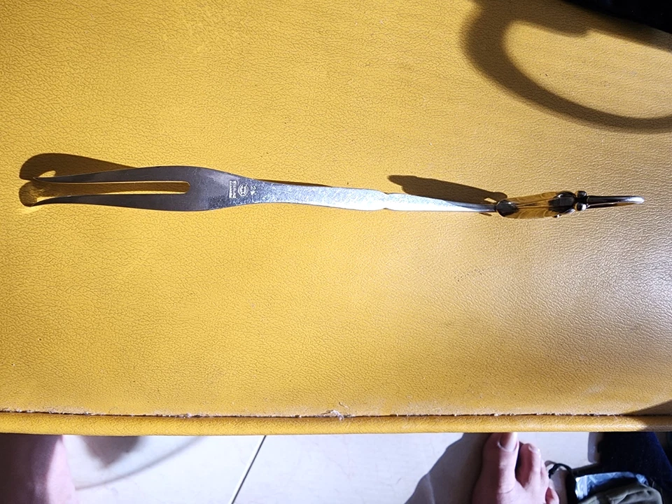 Tenedor de carne fría Georg Jensen #21 de plata de ley de 7 3/8" Foto 4 de 4