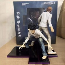 Modellino action figure Anime Death Note Yagami Light & L PVC statua giocattolo in scatola