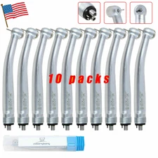 10*NSK Style Dental High Speed Handpiece Push Button Big Head 4Hole YDA LC