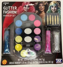 New Rubies Glitter Fashion Makeup Set Halloween Production WM33558 Free Shipping