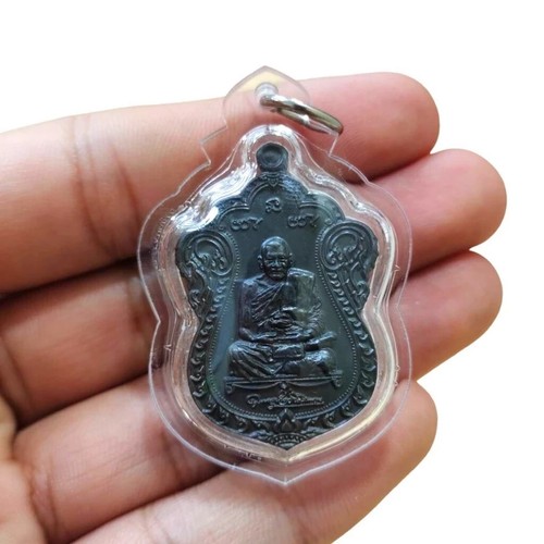 Phra Luang Pu Mahasila Maha Sila medaglia impermeabile ciondolo amuleto Buddha tailandese - Foto 5 di 5