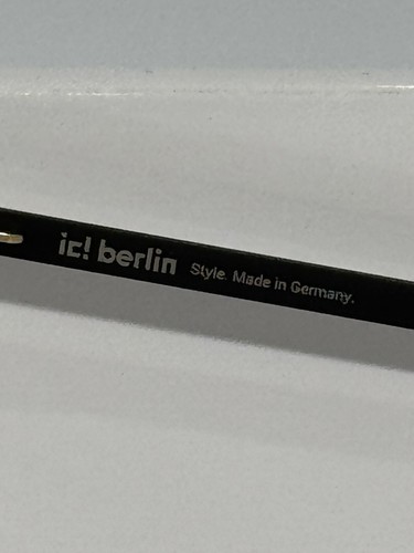 IC Berlin Jaron Satin Black Unisex Metal Eyeglasses 53mm - Picture 6 of 8