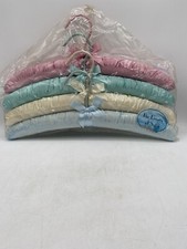 4 Vintage Padded Lingerie Hangers Set of 4 The Luxury Of Satin