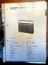 Konvolut 40 BLAUPUNKT Service Manual Kofferradio u.a.Buggy/Derby/Diva/Lido/Bari