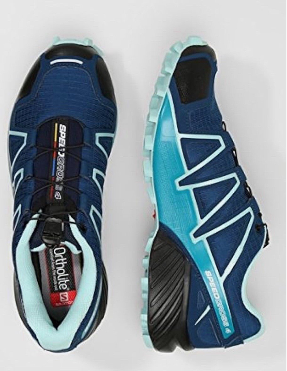 Scarpe da ginnastica Salomon Speedcross 4 Trail da donna running trail taglia 9 5 blu nero