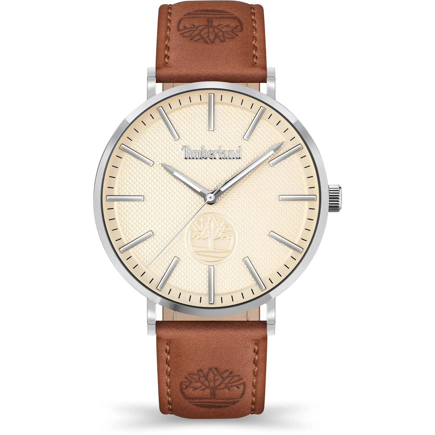 Timberland Orologio Uomo Kinsley cassa acciaio  42 mm pelle marrone