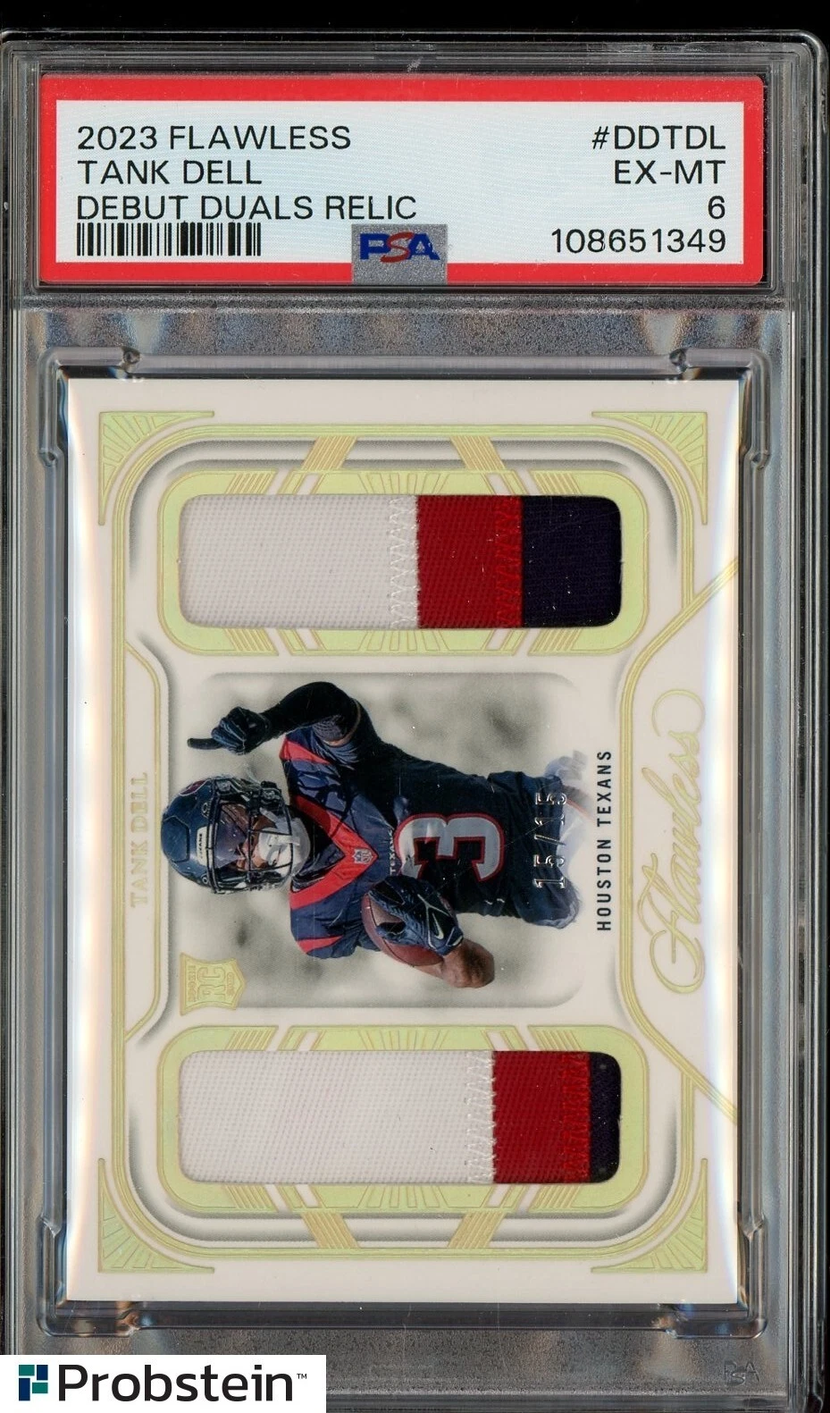 Tank Dell Panini Flawless Debut Duals Relics #DDTDL Base