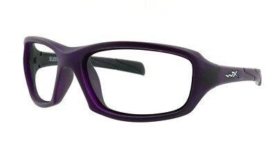 New Wiley X SLEEK 60mm Matte Purple Black Sunglasses Frames Only Unisex