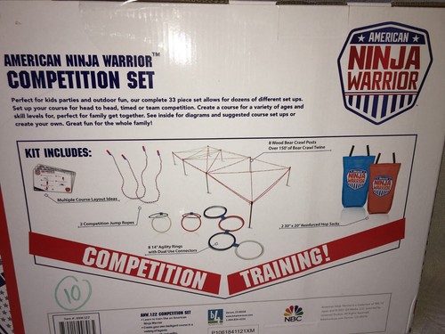 American Ninja Warrior Obstacle Course Race Set Kids Competition Brand New Gift - 第 9/10 張圖片