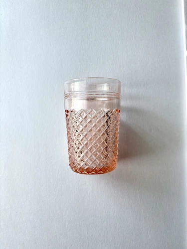 Vintage Hocking Miss America Pink Depression Glass 4-1/2” 10 Ounce Tumbler