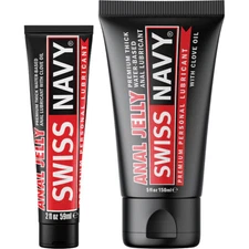Swiss Navy Anal Jelly Thick Water Based w/ Clove Oil Premium Personal Lubricant