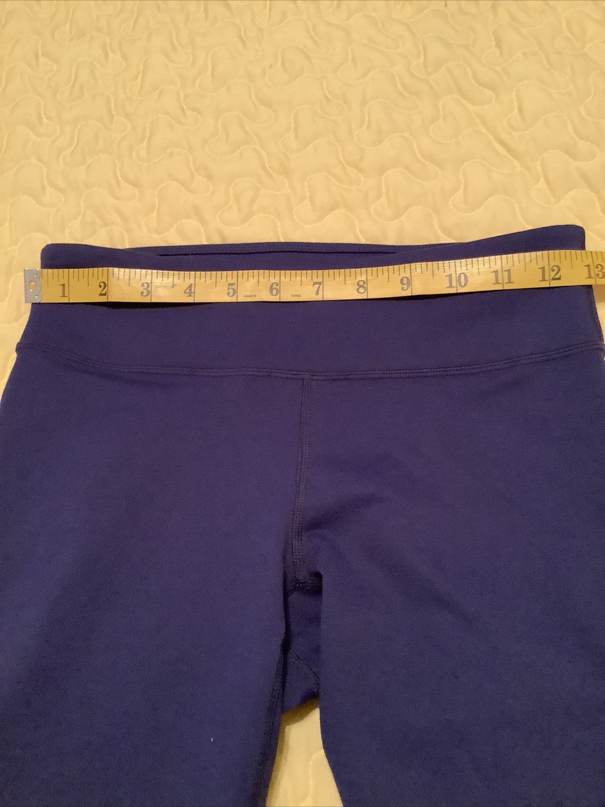 Fabletics Dark Purple Solid Crop Capri Leggings A… - image 4