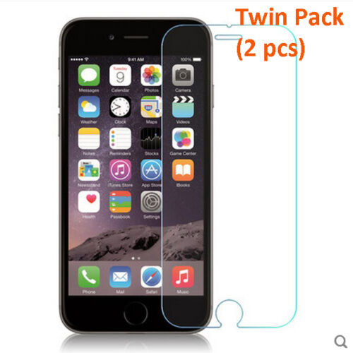 iPhone 7 Screen Protector Tempered Glass 2.5D Oil Resist Twin Pack (2 pcs) - Picture 1 of 5