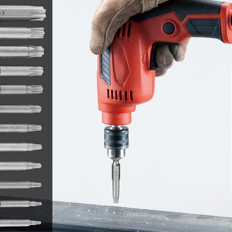 Security Torx Bit Set +Hex Key Allen Bit Set-For Power Drill & Impact Driver Lot - Image 3 of 4