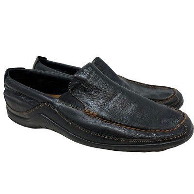 Men\'s Cole Haan Black Slip On Loafers Size 12M Cole Haan Cole Haan Mens Black Leather Slip-On Loafers Size  main image 4