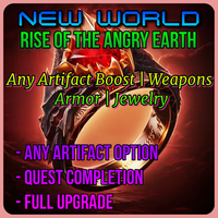 New World Rise Of The Angry Earth Boost Artifact Weapon Armor Boosting Carry