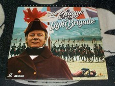 The Charge of the Light Brigade Letterbox Laserdisc LD Trevor Howard Free Ship30