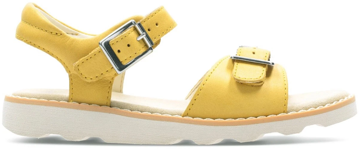 Yellow clarks sandals sale