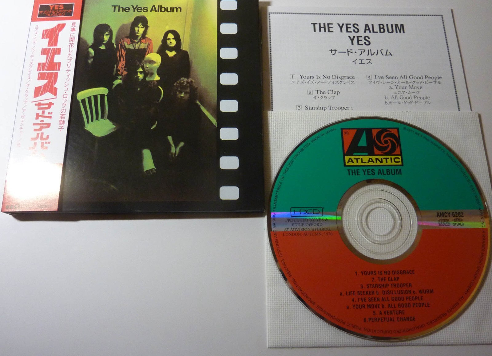 Yes - The Yes Album Japan audiophile HDCD CD gatefold sleeve OBI MINT ...