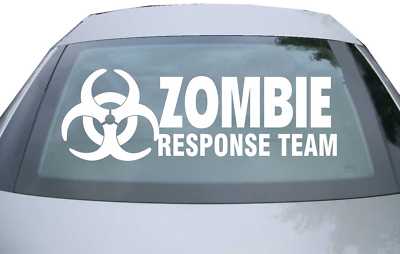 Aufkleber Heckscheibe DE2191 - 600x199mm - Zombie Response Team