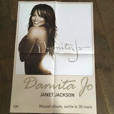 JANET JACKSON - DAMINA JO - PLAN MÉDIA - RARE FRENCH PRESS/KIT / POSTER !!!!! - Photo 1/2