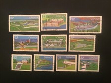 ICOLLECTZONE  Canada 983-992 VF used Complete set