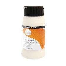 Daler Rowney Simply White Gesso Acrylic Primer 500ml