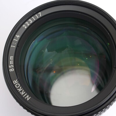W/ Hood】Nikon Ai-s ais Nikkor 85mm f1.4 MF Portrait Lens From