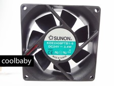 SUNON KDE2408PTB1-6 DC 24V 3.4W server cooling fan 80x80x25mm 80mm