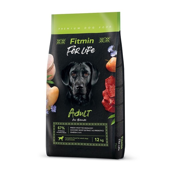 8595237034048 Fitmin For Life Adult All Breeds - Trockenfutter FüR Hunde - 12 Kg-image