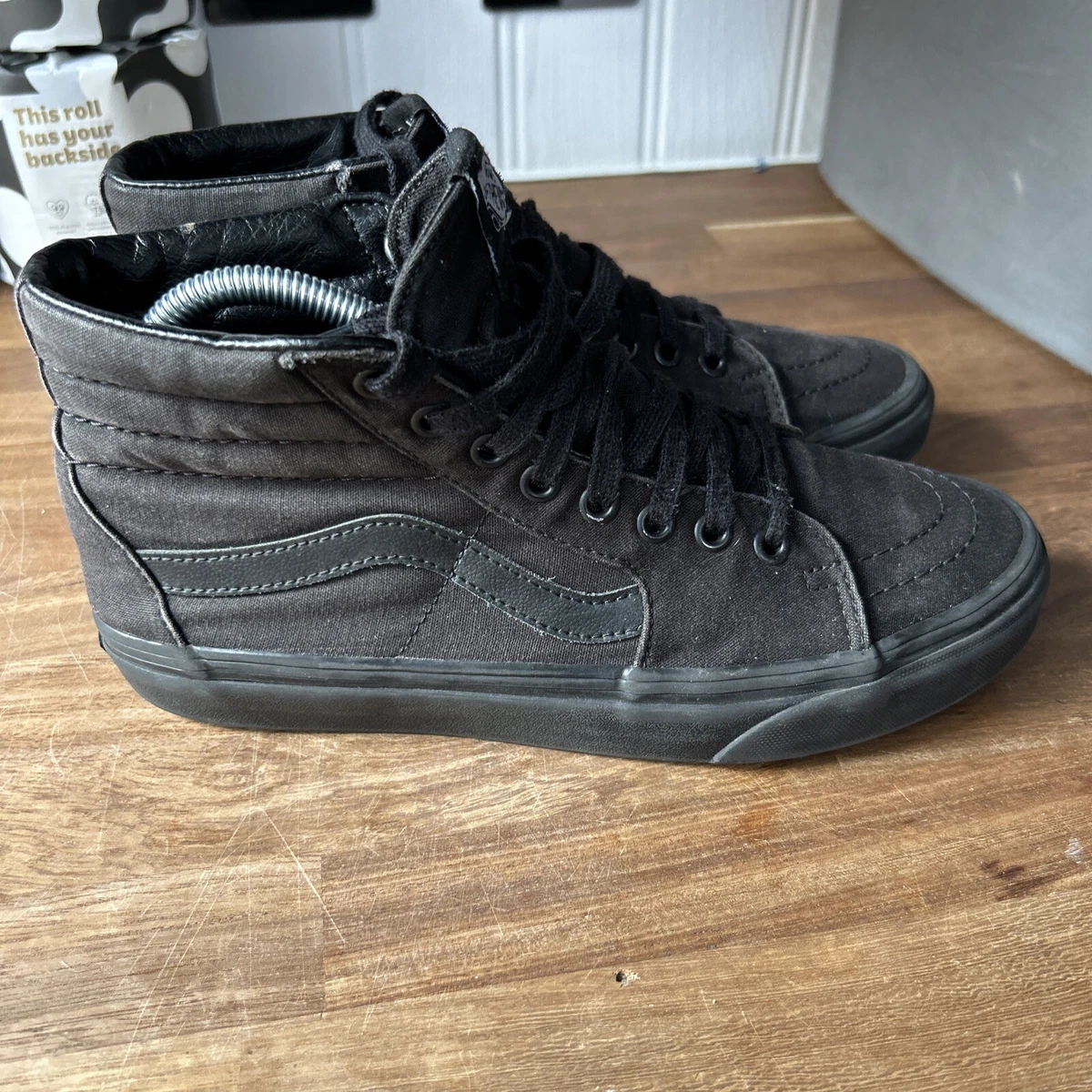 Black vans cheap adults