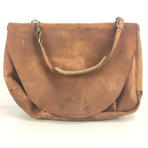 vintage leather us mail bag