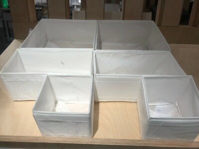 Ikea Skubb set of 6 drawer organiser storage boxes wardrobe NEW | eBay.de
