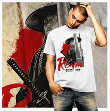 Samurai t-shirt retro Ronin bushido code warrior Japanese bamboo warrior steel