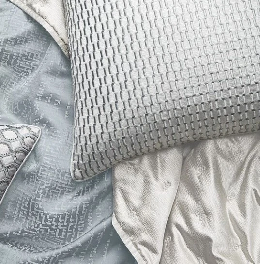 Hudson Park Faded Geo Euro Pillow Sham Slate 155 долл. США MRP - Изображение 2 из 3