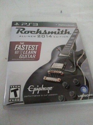 Rocksmith 2014 Edition  Sony PlayStation 3  Learn Guitar Manual included/case