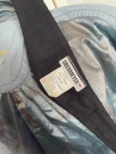 Vintage Obermeyer Jacket Metallic Ski w/ Headband Womens Size 14 Large Apres Ski - Picture 9 of 11