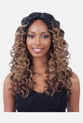 Freetress Equal Lace Front 6'' Deep Side Part Wavy Hair  Wig Miles Color PB27