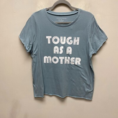 Grayson Threads Womens Blue Tough As A Mother Short Sleeve Graphic T-Shirt XL