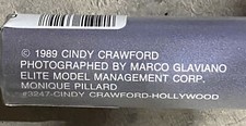 Vintage Cindy Crawford 1989 The Girls Of The Elite #3247 Poster