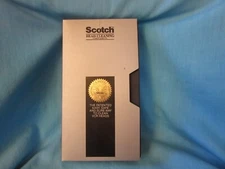 Scotch Head Cleaning Videocassette VHS VCR Tape Dry Type Cleaner - Multiple Use