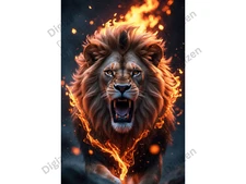 Digital Image Picture Wallpaper Background Desktop AI Mobile Roar Lion Wallpaper
