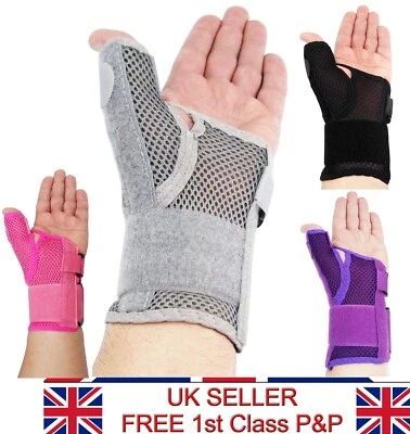 LTG PRO Thumb & Wrist Support Breathable Mesh Brace Splint Arthritis Stabiliser