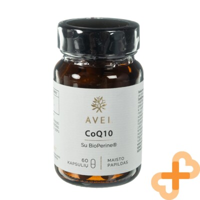 AVEL Coenzym Q10 mit Bioperine 60 Kapseln Herz-Kreislauf Vitalität