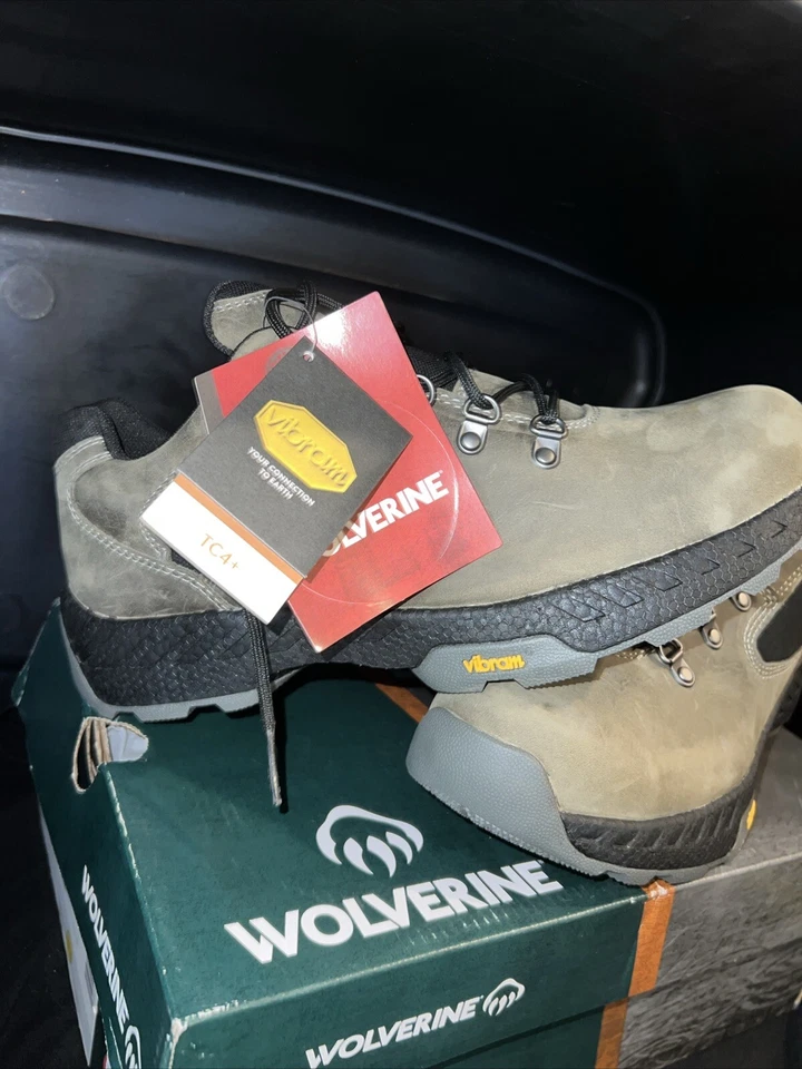 New Wolverine Hiking Shoes Boots Vibram Sole Water Proof Shoes 7.5 Hunting Boot - Image 3 of 4