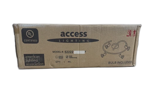 Access Lighting Mirage 4-Light Brushed Steel Cluster Spotlight - Picture 3 of 3