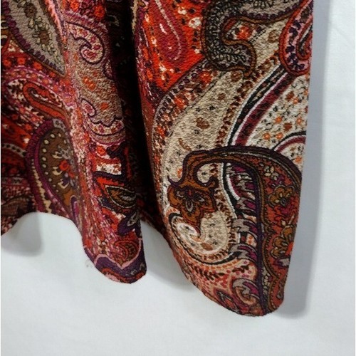 New Directions Paisley Blouse Womens 3X Red Boho Retro 90s Y2K Cottagecore Artsy - Picture 4 of 7