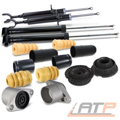 4xSTOßDÄMPFER GAS DOMLAGER PROTECTION-KIT VORNE HINTEN FÜR VW  