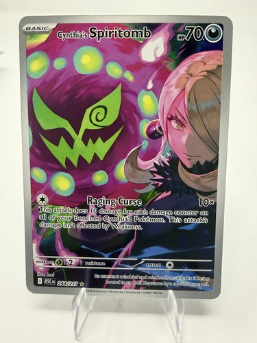 Pokemon TCG Cynthia's Spiritomb 244/217 Ascended Heroes English IR NM Card