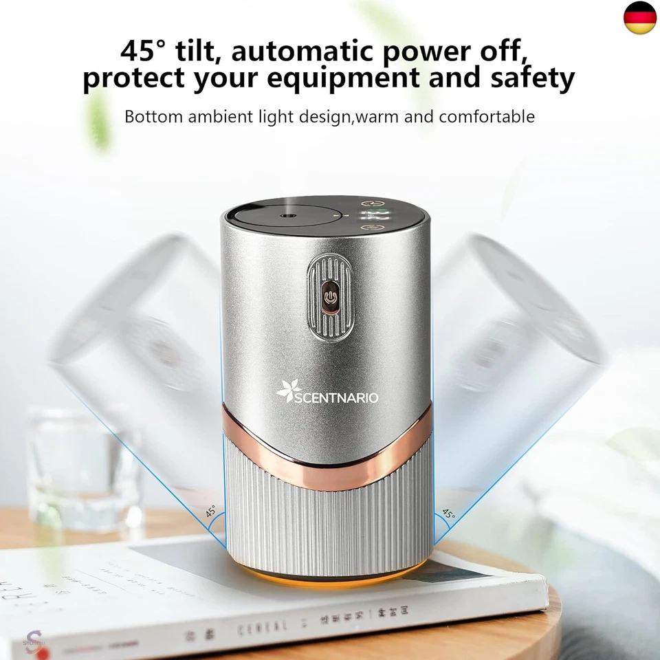 Diffuser Für Ätherische Öle, Duftöl Diffuser - Auto Diffusor 2 Modi, 4 Kal - Bild 4 von 4